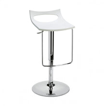 Load image into Gallery viewer, Diavoletto is the design stool suitable for kitchen furniture.Revolving barstool, adjustable height with gas piston. Base and column in chrome-plated steel. Seat in technopolymer. This swivel stool is adjustable in height, from 54 cm to 79 cm.
