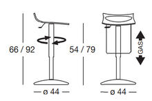 Load image into Gallery viewer, Diavoletto U | Bar stool
